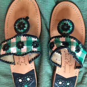 Jack Rogers + Draper James flip flops